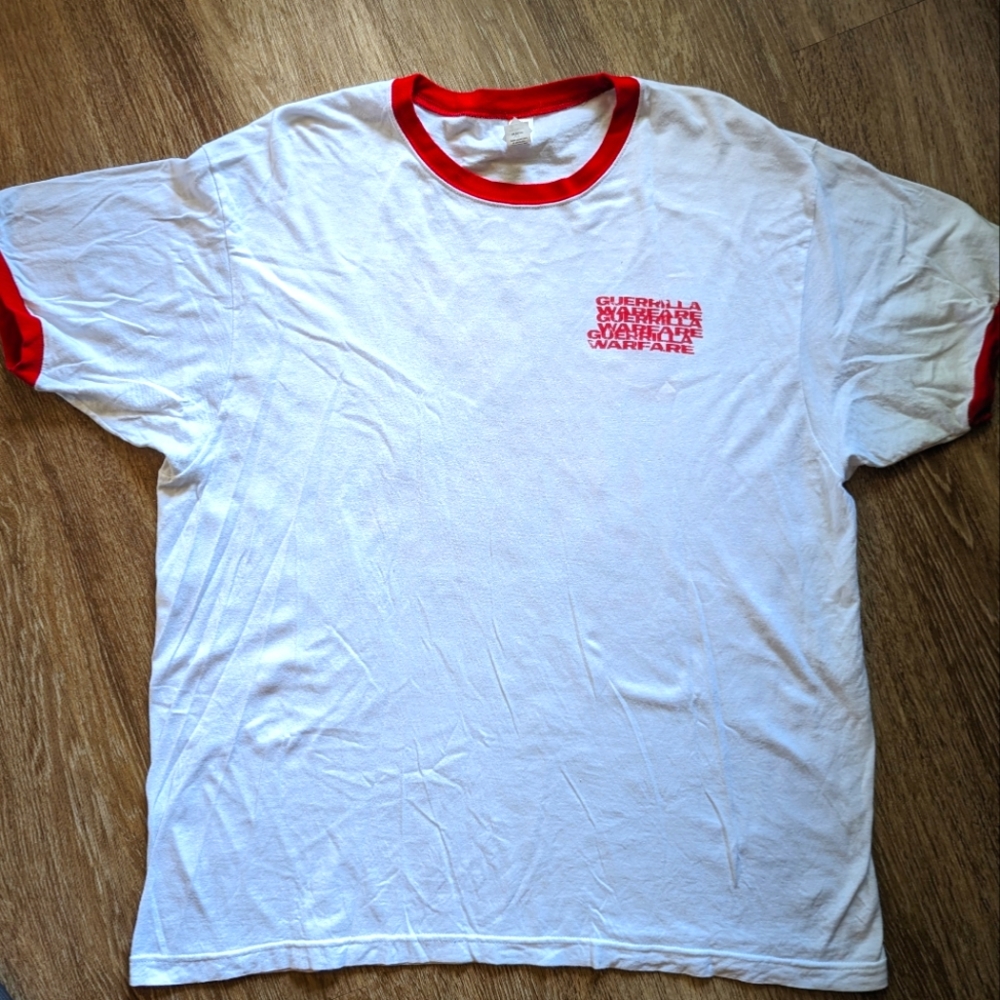 Guerilla Warfare Grab The World By The Throat And Take Control T-shirt